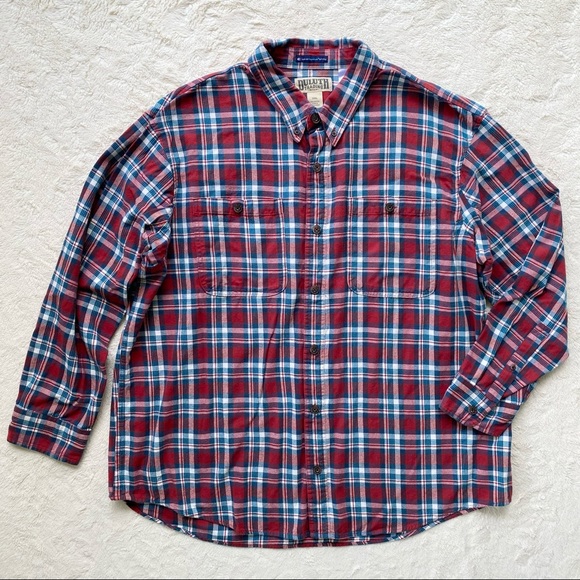 Duluth Trading Co Other - Men’s flannel magnet closure button up shirt 2X